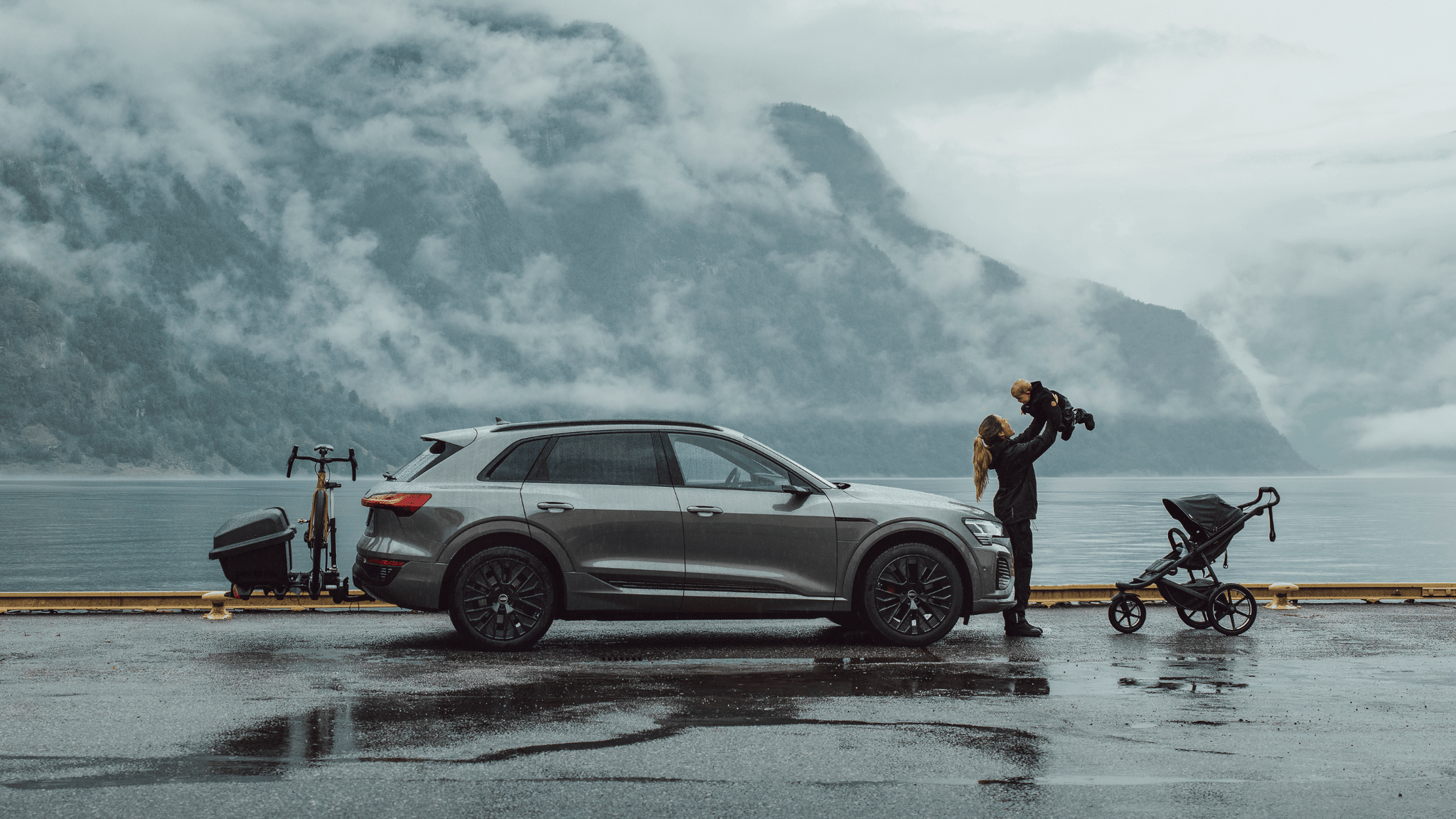 Hoe veilig is het rijden met een trekhaakkoffer?