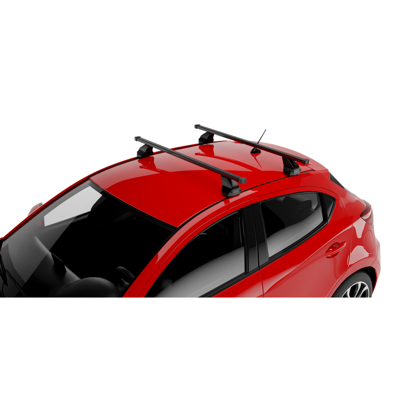 Menabo dakdragerset Omega staal geschikt voor Opel Astra (J) vijfdeurs (2009-2015)