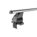 Menabo dakdragerset Omega aluminium geschikt voor Opel Corsa vijfdeurs (2024-)