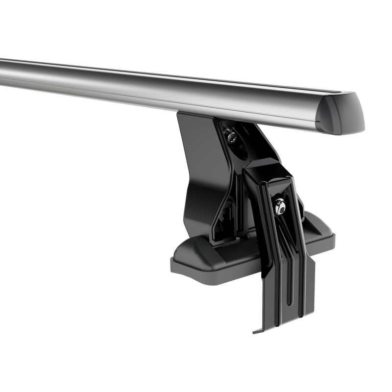 Menabo dakdragerset Omega aluminium geschikt voor Volkswagen Polo vijfdeurs (2009-2018)