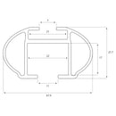 Menabo dakdrager Tiger zwart geschikt voor Volkswagen Touran (2010-2015)