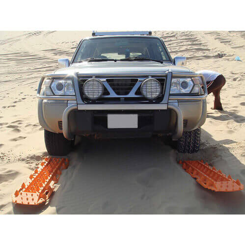 Off-road anti slip plaat legergroen 121X35cm