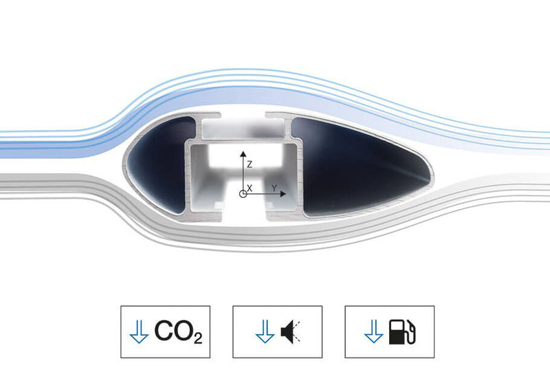 Cruz dakdragerset Airo T Dark geschikt voor Nissan Almera driedeurs (2000-2006)